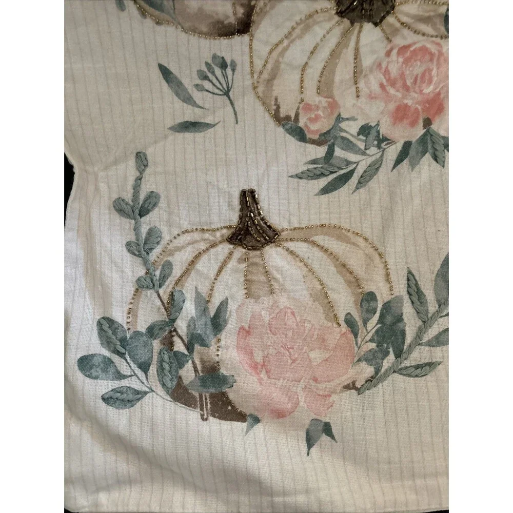 From the Hearth Fall Autumn 16x80” Table Runner Thanksgiving NWT